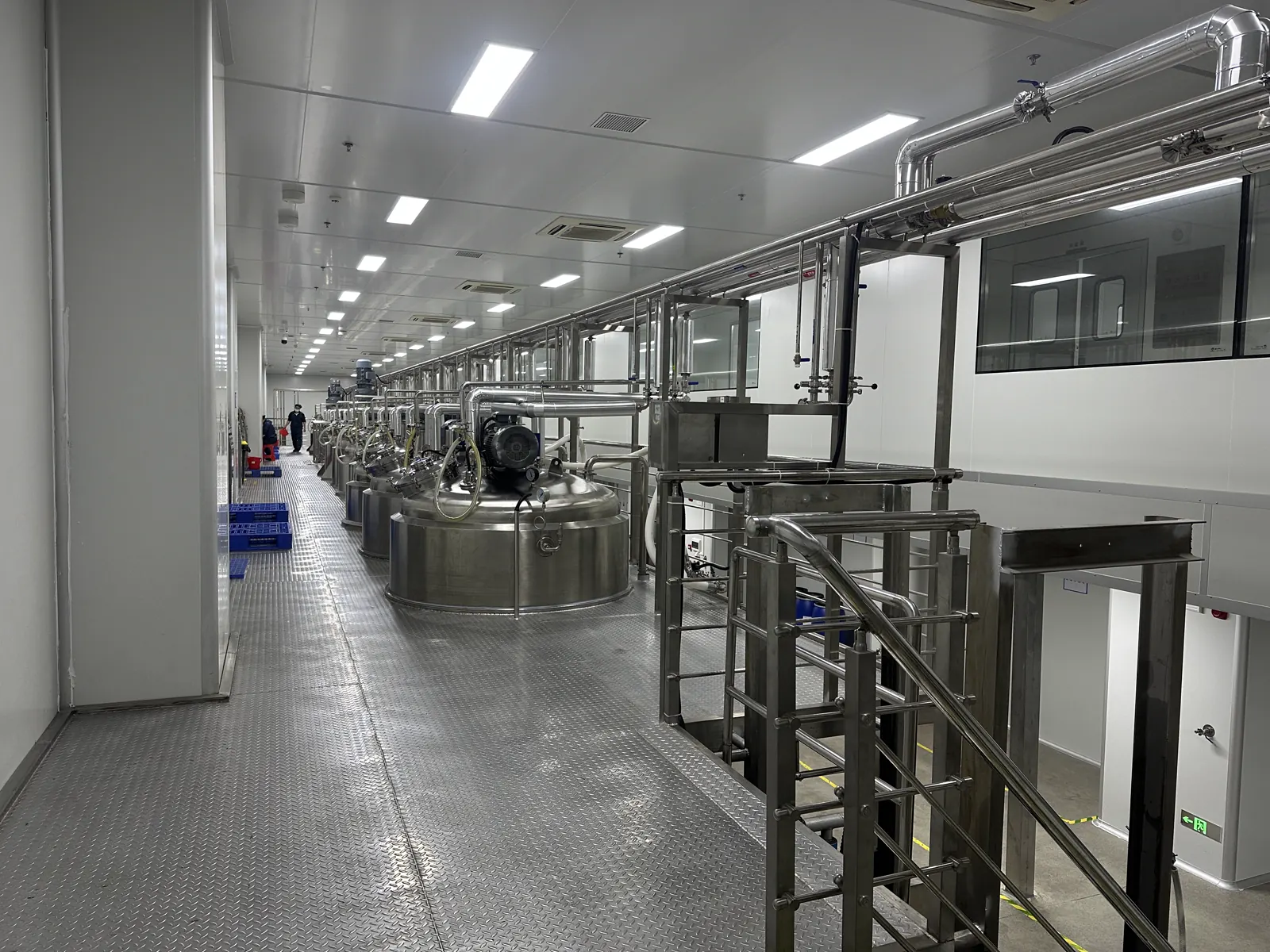 LuWill manufacturing equipment in a production area